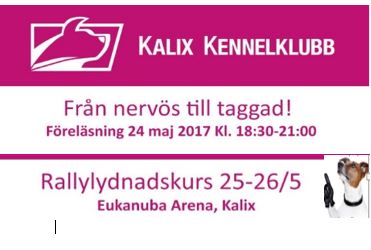 Föreläsning & Rallykurs i Maj